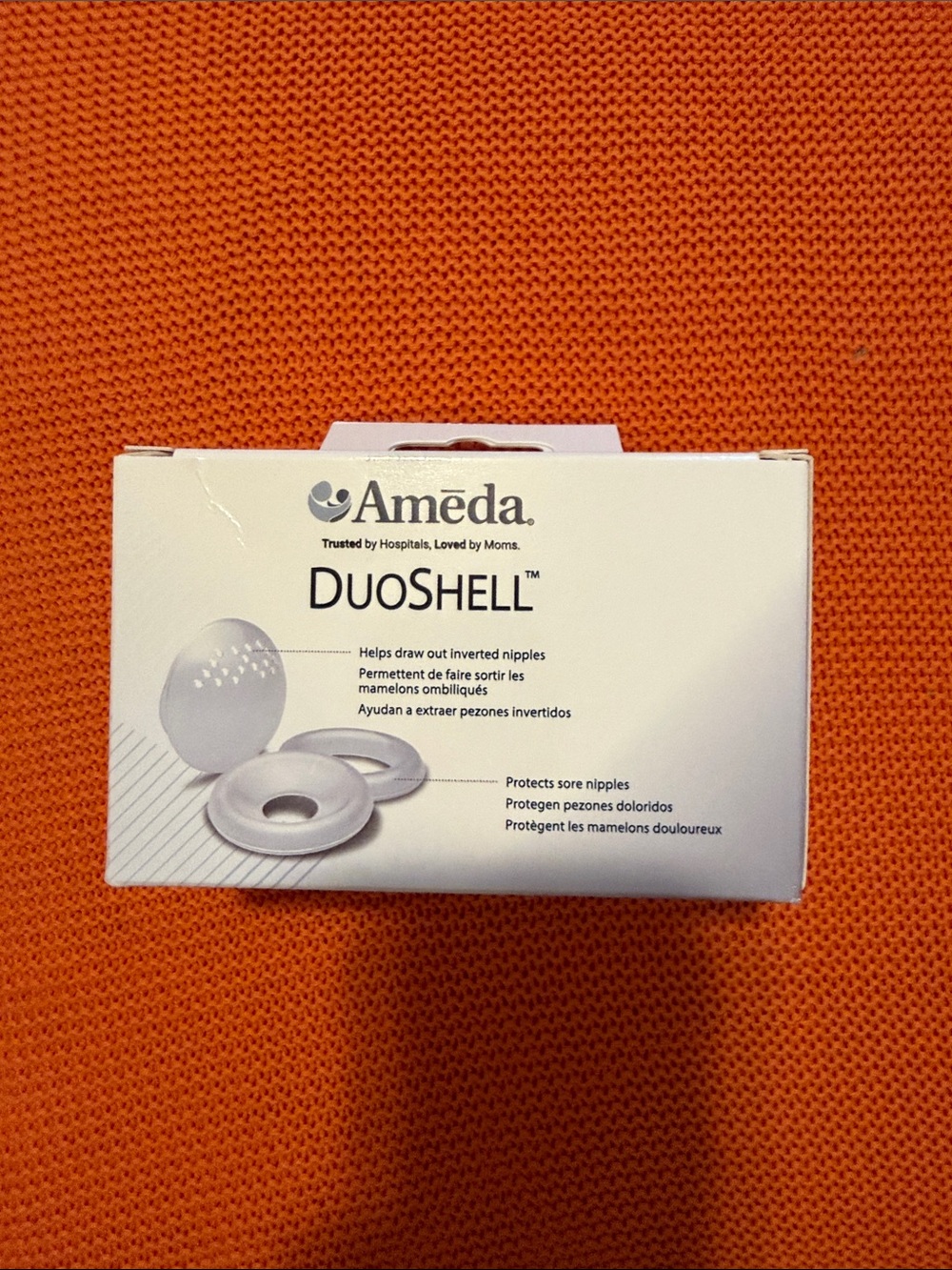 NWT box of Ameda DuoShell Nipple Protector